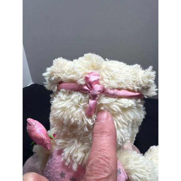 First & Main Tillie Twinkletoes Ballerina Teddy Bear With Pink Tutu & Flower - Picture 5 of 7